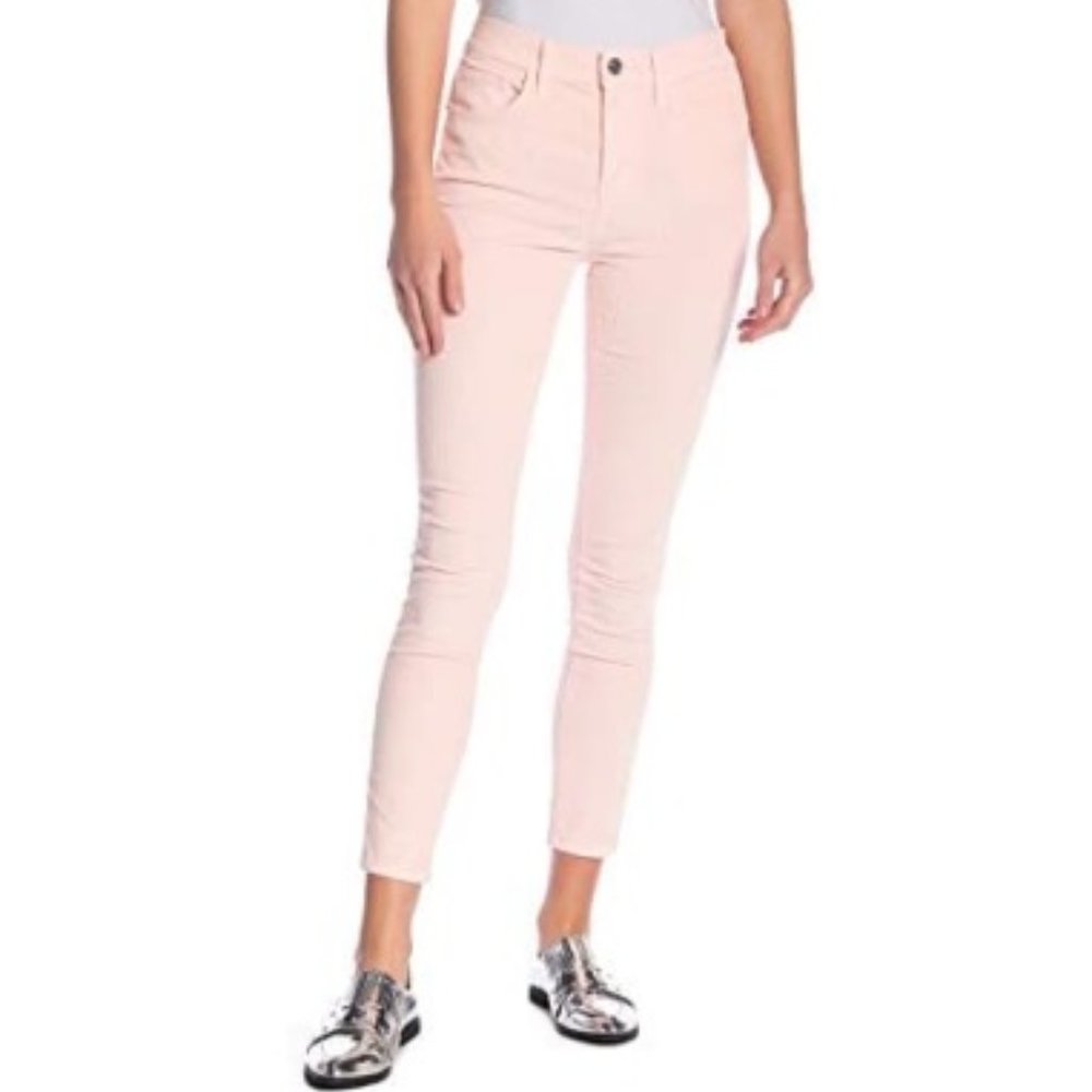 Current/Elliott High Waist Ankle Corduroy Pants